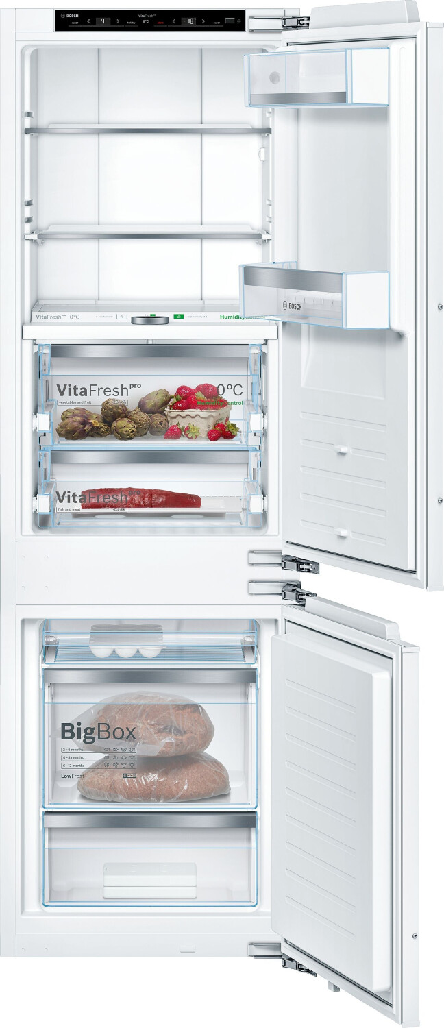 BOSCH KIF 86 PF E0 Serie 8 koel-vriescombinatie (E, 252 kWh, 1772 mm hoog) met grote korting