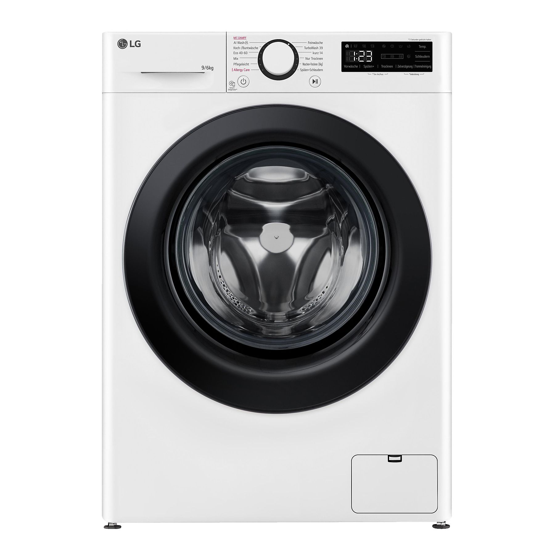 LG W4WR42966 Serie 5 Was-droogcombinatie (9kg / 6kg, 1360 tpm)