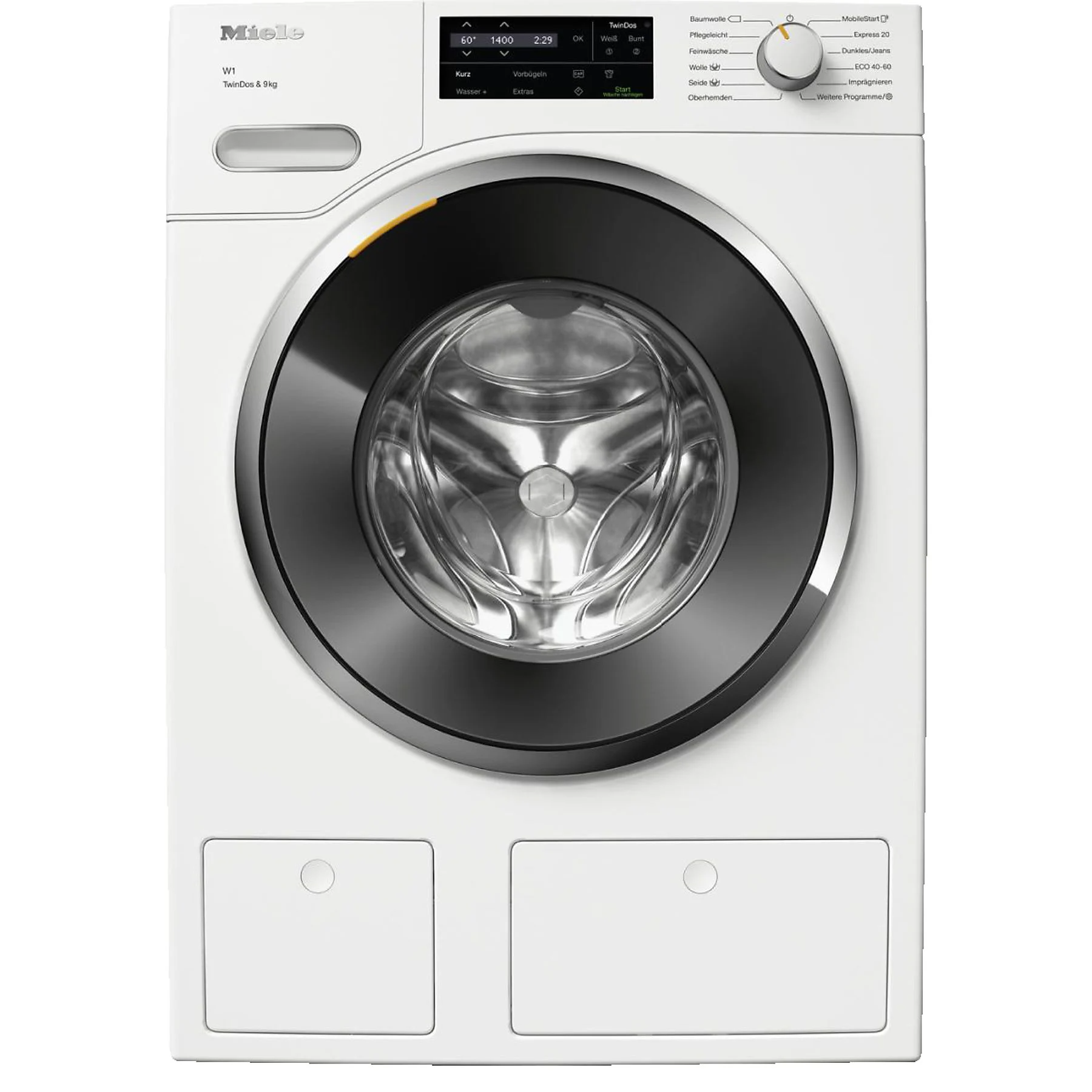 MIELE WWG660 WPS TDos&9kg wasmachine (9 kg, 1400 tpm, A, pluizenfilter, filter voor vreemde voorwerpen) met grote korting