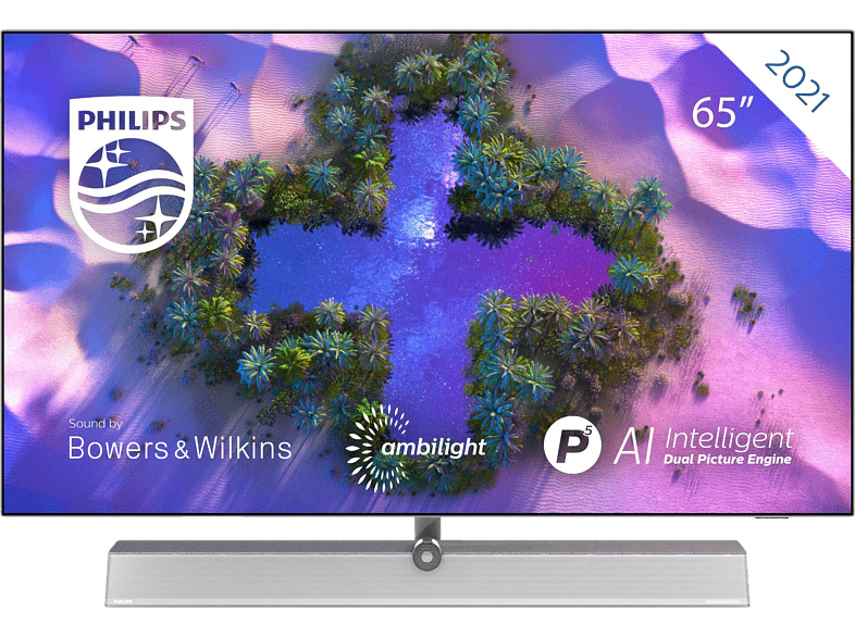 PHILIPS 65OLED936 OLED TV (65 inch / 164 cm, OLED 4K, SMART TV, Ambilight, Android TV™ 10 (Q)) met grote korting