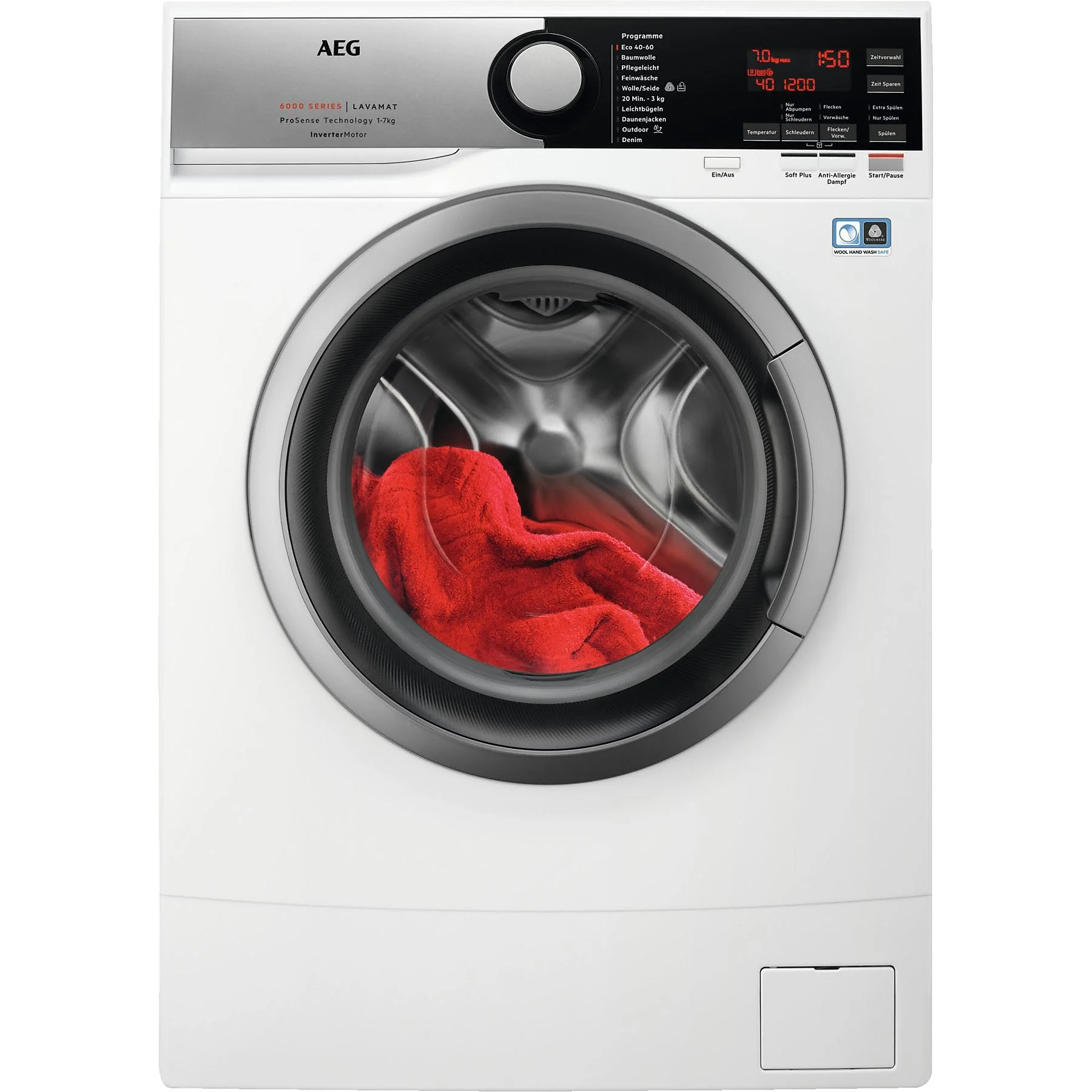 AEG L6SEA74470 Serie 6000 in SlimDesign wasmachine Diepte 443 mm (7 kg, 1351 tpm, B )
