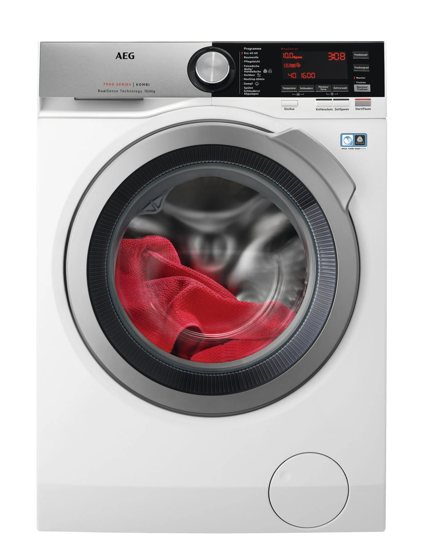 AEG L7WEF80600 Serie 7000 met DualSense Trommelbediening Was-droogcombinatie (10 kg / 6 kg, 1600 tpm.)