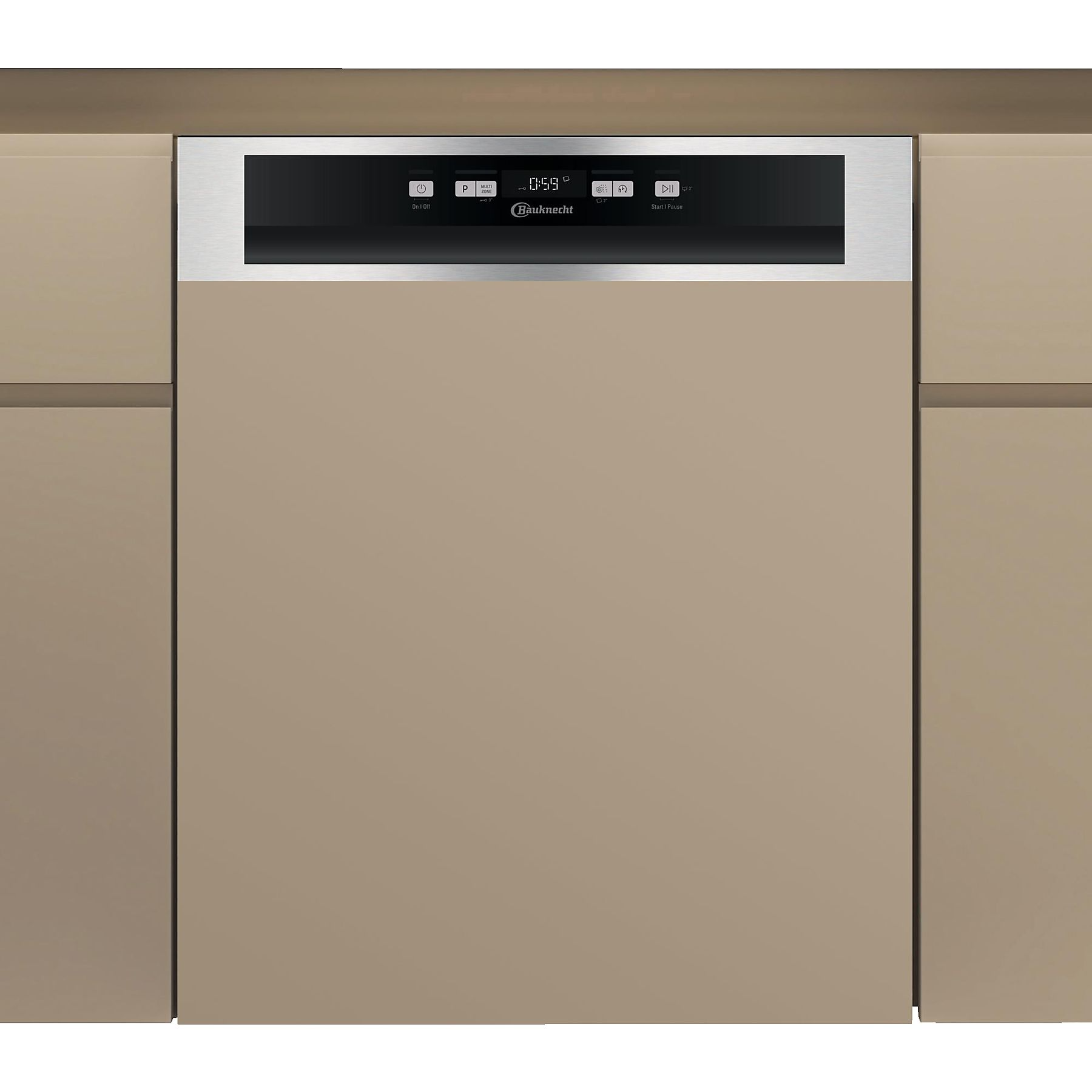 Bauknecht B0BD641AX Semi inbouw vaatwasser