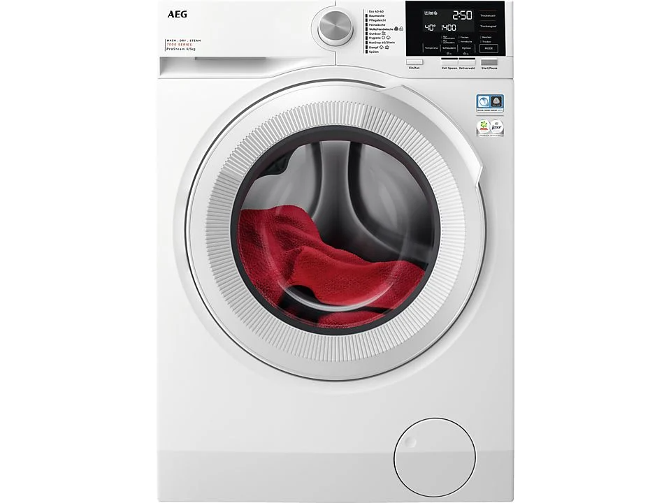 AEG LWR7G60690 Serie 7000 ProSteam met stoomprogramma was-droogcombinatie (9 kg / 5 kg, 1600 rpm)