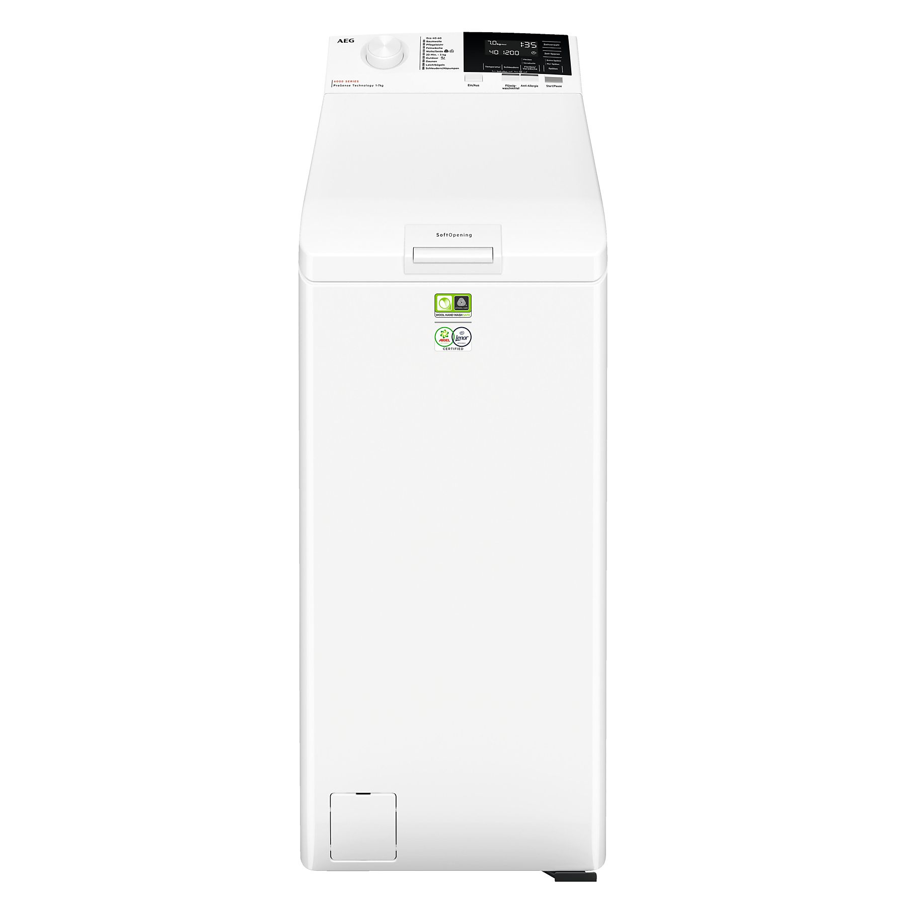 Wasmachine AEG LTR6A60270 Serie 6000 ProSense® (Bovenlader wasmachine, 7 kg, 1151 rpm, C)