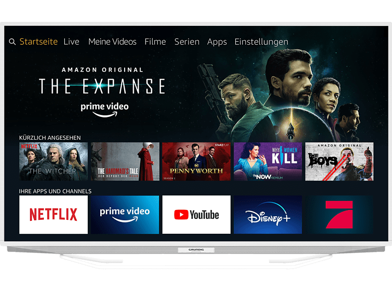 GRUNDIG 43GUW7170 FIRE TV EDITION LED TV (43 inch / 108 cm, HDR 4K, SMART TV, Fire TV Experience) met grote korting
