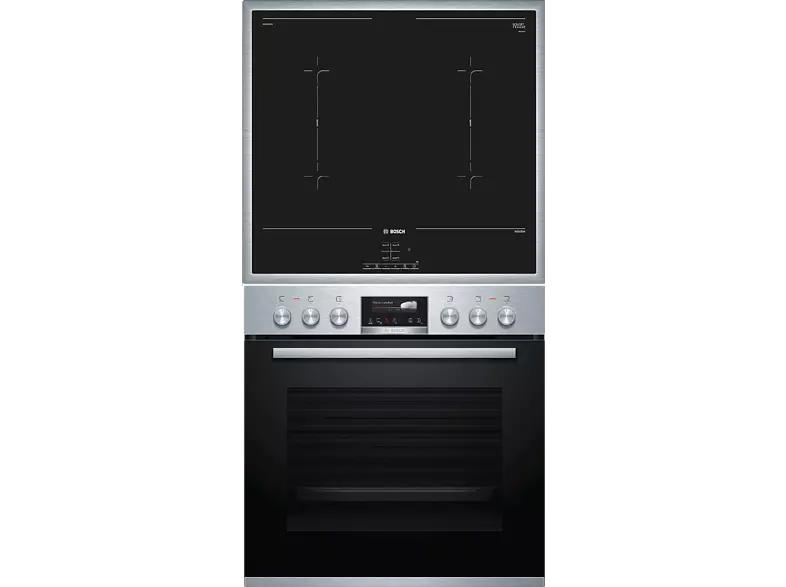 BOSCH HND777RS60 oven serie 6, kookplaat serie 4, inbouw kookplaat (inductie kookplaat, A, 71 liter) met grote korting